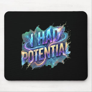 Lustig ich hatte potentiell sarkastischen Retro-Hu Mousepad