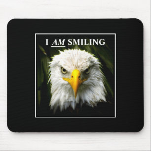 Lustig ich lächle Mpy Adler Foto Mousepad