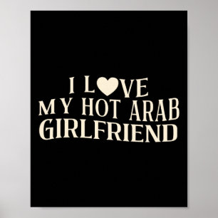 Lustig Ich Liebe Meine Arabische Freundin Sarkasti Poster
