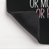 Lustig, ich mag Morgenmenschen oder Morgen oder P Mousepad (Ecke)
