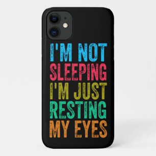 lustig ich schlafe nicht, ich ruhe mich nur die Au Case-Mate iPhone Hülle