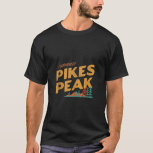 Lustig Ich überlebte Pikes Peak Retro Colorado Big T-Shirt