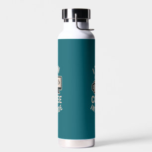 Lustig Ich verwandle Kaffee in Code Trinkflasche