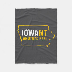 Lustig Ich will ein anderes Bier Iowa Bier Distres Fleecedecke