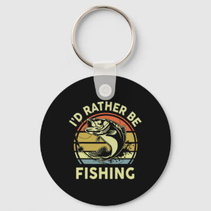 Lustig Ich Würde Eher Fischen-shirt Männer Frauen  Schlüsselanhänger