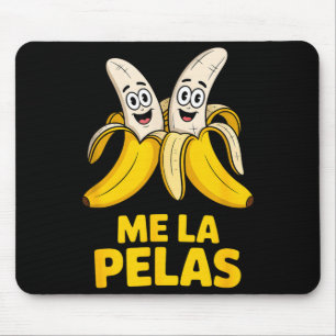 Lustig ich ziehe die Bananen-Charaktere lustig Lus Mousepad