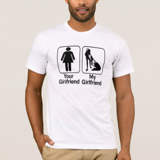 lustig Ihre Freundin mein cooles T-Shirt der