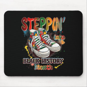 Lustig, in die Schuhe des Black History Month zu s Mousepad