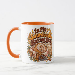 Lustig in meiner Sauerteig-Back-Ära Retro-Küche Tasse