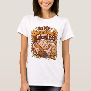 Lustig in meiner Sauerteig-Back-Ära Retro T-Shirt