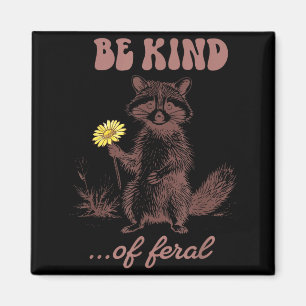 Lustig irgendwie wilder Waschbär sarkastisch ironi Magnet