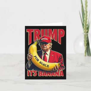 Lustig ist Banane für Waage Trump 1  Karte