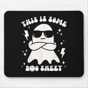 Lustig ist das irgendwie Boo-Blatt Gespenst Hallow Mousepad