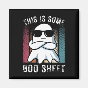 Lustig ist das irgendwie Boo Sheet Geist Halloween Magnet