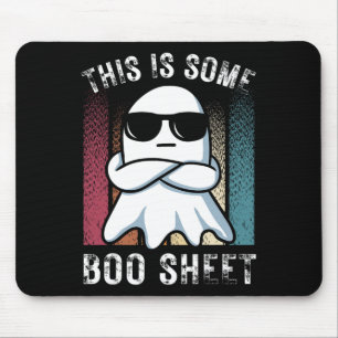 Lustig ist das irgendwie Boo Sheet Geist Halloween Mousepad