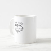 Lustig ist die Jahreszeit, um Basic Fall Pumpkin S Kaffeetasse (Vorderseite Links)