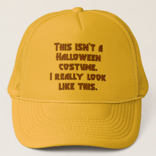 Lustig ist dieses nicht ein Halloween-Kostüm Truckerkappe