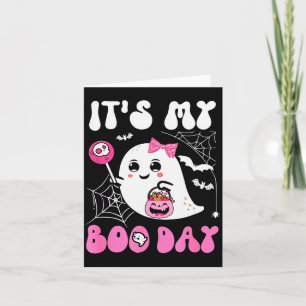 Lustig ist mein Boo-Tag Süß Halloween Geburtstag G Karte