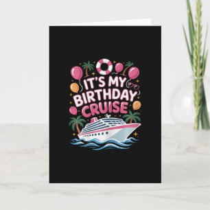 Lustig ist mein Geburtstag Kreuzfahrt Rosa Meer Re Karte