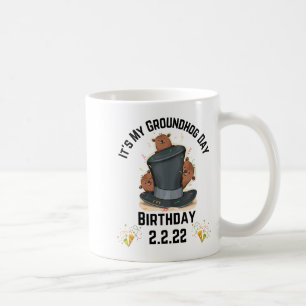 Lustig ist mein Murmeltiertag-Geburtstag 2.2.22 2. Kaffeetasse