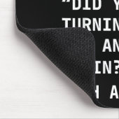 Lustig ist Neujahrsvorsatz Tech Computer Suprt Mousepad (Ecke)