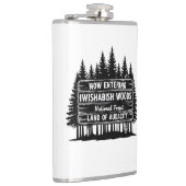 Lustig Jetzt Eintritt in den I Wishabish Woods Wal Flachmann (Rechts)