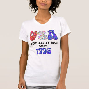 lustig Juli 4. T-Shirt