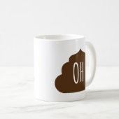 Lustig kacken Sie Kaffee-Tasse Kaffeetasse (VorderseiteRechts)