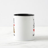 Lustig kacken Sie Liebewörter Tasse (Zentrum)