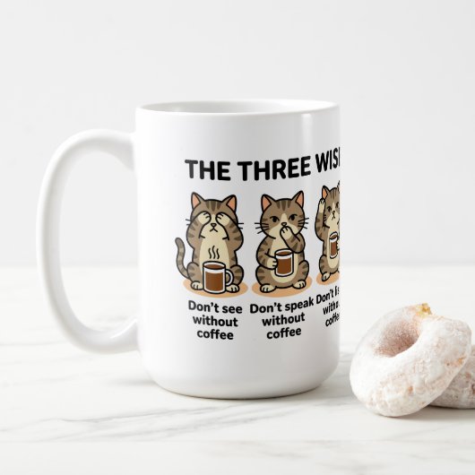 Lustig Kaffeetasse (Mit Donut)