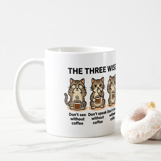 Lustig kaffeetasse (Mit Donut)