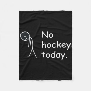 Lustig Kein Hockey heute!  Fleecedecke