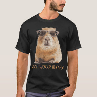 Lustig Keine Sorge Sei Capy Capybara vintage T-Shirt