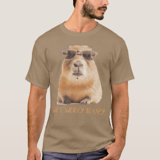 Lustig Keine Sorge Sei Capy Capybara vintage T-Shirt