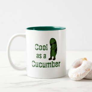 Lustig Kühl Wie Ein Salatgurke Zweifarbige Tasse