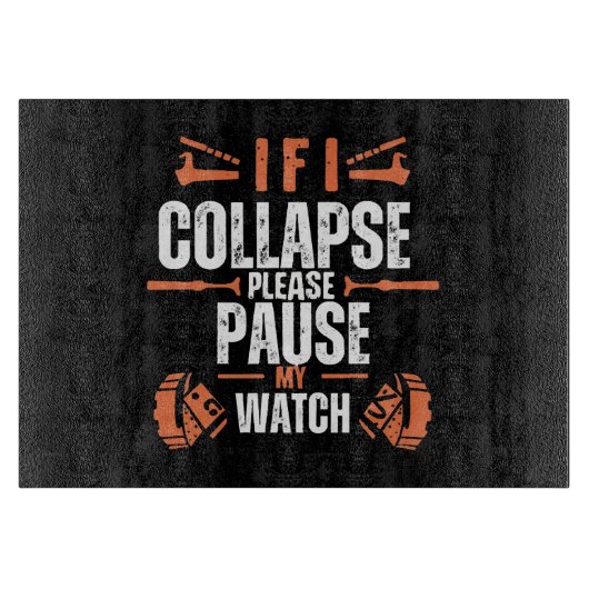 lustig laufen schneidebrett (Vorderseite)