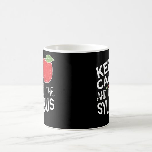 Lustig lesen Sie den Syllabus-Uni-Professor Mug Kaffeetasse (Mittel)