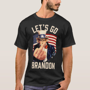 Lustig Let's Go Brandon Onkel Sam Let's Go Brandon T-Shirt