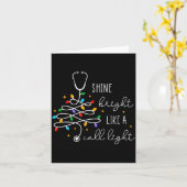 Lustig Leuchte hell wie ein Ruflicht Krankenpflege Karte (Gelbe Blume)