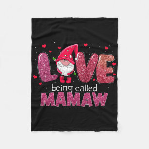 Lustig Liebe, Mamaw Gnom zum Valentinstag genannt Fleecedecke