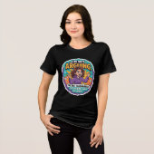Lustig Lustig Ich Streite Nicht Tri-Blend Shirt (Vorderseite voll)