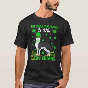 Lustig Lustig Mein Sibirischer Husky Ist Mein Luck T-Shirt