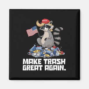 Lustig Mach Müll wieder groß Trump Garge Referenz Magnet