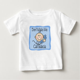 Lustig machen Sie mich Anruf Babcia nicht Baby T-shirt