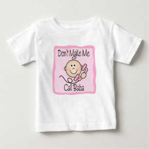 Lustig machen Sie mich Anruf-Kuchen nicht Baby T-shirt