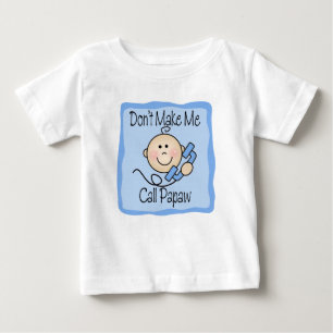 Lustig machen Sie mich Anruf-Papaya-Frucht nicht Baby T-shirt
