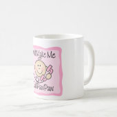 Lustig machen Sie mich Anruf-Papaya nicht Kaffeetasse (VorderseiteRechts)