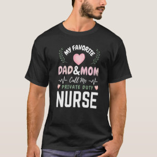 Lustig Mein Lieblings-Vati-Mami nennt uns Private T-Shirt