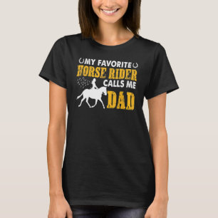 Lustig Mein Lieblingsreiter nennt mich Papa Vatert T-Shirt