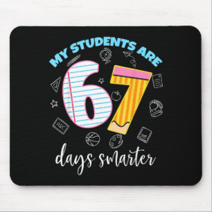 Lustig Meine Schüler sind 67 Tage schlauer Lehrer  Mousepad